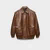Nappa Leather Bomber Jacket