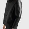 Nappa Leather Caban Jacket