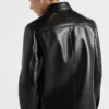 Nappa Leather Caban Jacket