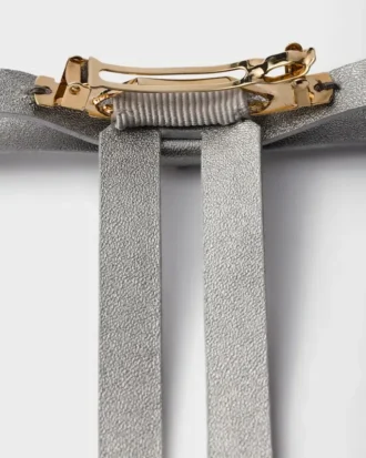 Nappa Leather Hair Clip