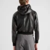 Nappa Leather Hoodie