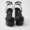Nappa Leather Platform Sandals