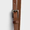 Narrow Leather Belt