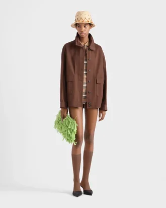 Old Gabardine Cotton Shirt Jacket