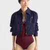 One-Piece Interlock Jersey Swimsuit