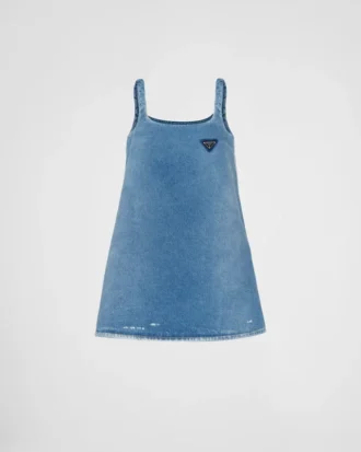 Organic Denim Mini-Dress