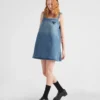 Organic Denim Mini-Dress