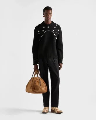 Oversized Shetland Wool Sweater