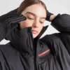 Oversized Technical Re-Nylon Down Coat