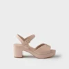 Padded Nappa Leather Sandals