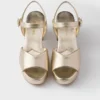 Padded Nappa Leather Sandals