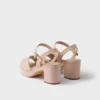 Padded Nappa Leather Sandals