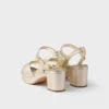Padded Nappa Leather Sandals