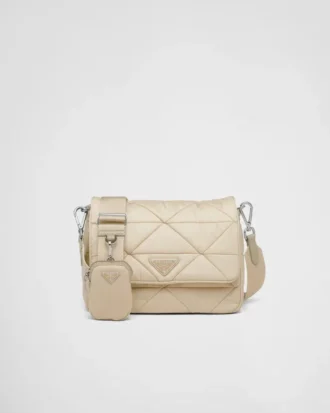 Padded Re-Nylon Shoulder Bag