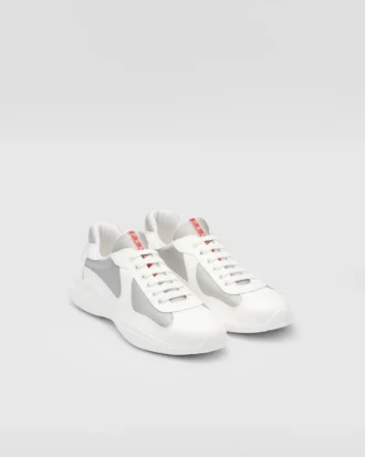 Patent Leather and Technical Fabric Prada America’s Cup Sneakers