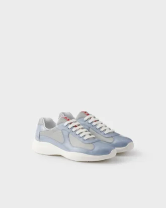 Patent Leather and Technical Fabric Prada America’s Cup Sneakers