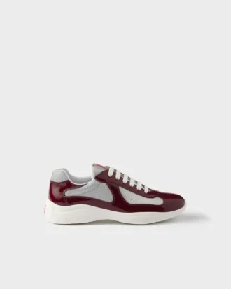 Patent Leather and Technical Fabric Prada America’s Cup Sneakers