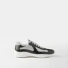 Patent Leather and Technical Fabric Prada America’s Cup Sneakers