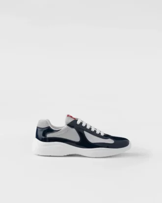 Patent Leather and Technical Fabric Prada America’s Cup Sneakers