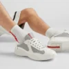 Patent Leather and Technical Fabric Prada America’s Cup Sneakers