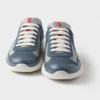 Patent Leather and Technical Fabric Prada America’s Cup Sneakers