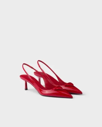 Patent Leather Slingback Pumps