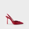 Patent Leather Slingback Pumps