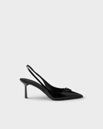 Patent Leather Slingback Pumps