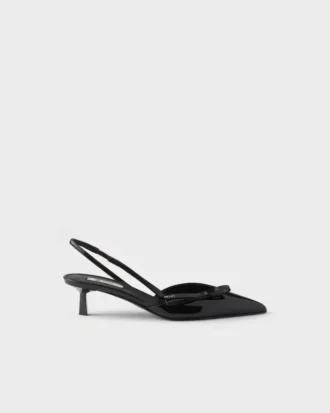 Patent Leather Slingback Pumps
