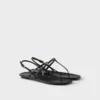 Patent Leather Thong Sandals