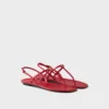 Patent Leather Thong Sandals