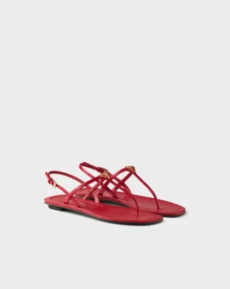 patent leather thong sandals 1 3 330x413 - Patent Leather Thong Sandals