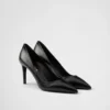 Patent Saffiano Leather Pumps