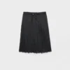Pleated Jersey Skirt