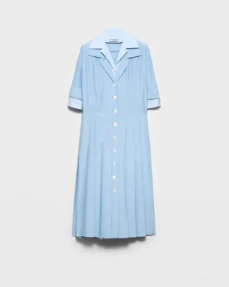 Ponga and Poplin Shirtdress