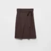 Poplin Wrap Skirt