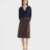 Poplin Wrap Skirt