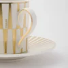 Porcelain Coffee Cup – Stripes