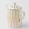 Porcelain Coffee Pot – Stripes