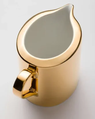 Porcelain Milk Jug – Solid Gold