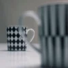 Porcelain Mug – Checkerboard
