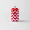 Porcelain Scented Candle – Checkerboard
