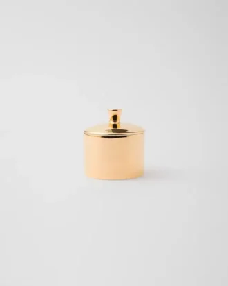 Porcelain Sugar Bowl – Solid Gold