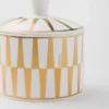 Porcelain Sugar Bowl – Stripes
