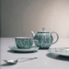 Porcelain Teapot – Vienna Green