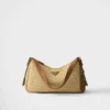 Prada Aimae Large Crochet and Leather Bag