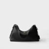 Prada Aimae Large Leather Shoulder Bag