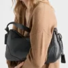 Prada Aimae Large Leather Shoulder Bag