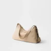 Prada Aimae Large Leather Shoulder Bag