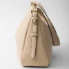 Prada Aimae Large Leather Shoulder Bag